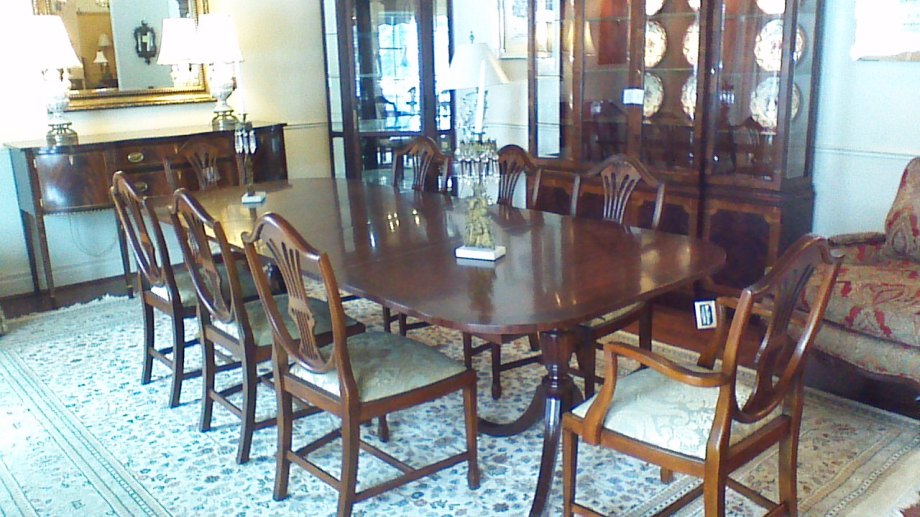 Councill mahogany dining table